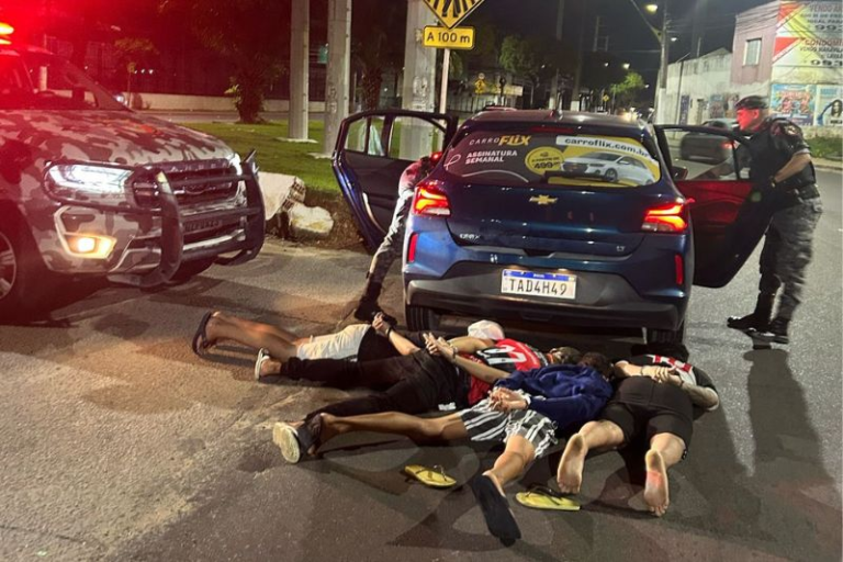 Manaus: Quatro adolescentes são apreendidos suspeitos de sequestro de um motorista de aplicativo