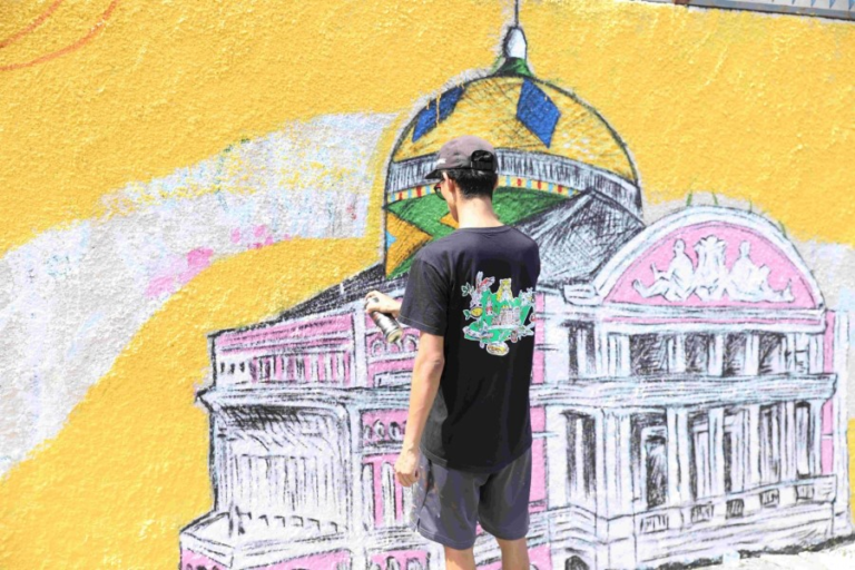 Escola inicia projeto de ‘Arte e Grafite’ para valorizar o patrimônio escolar