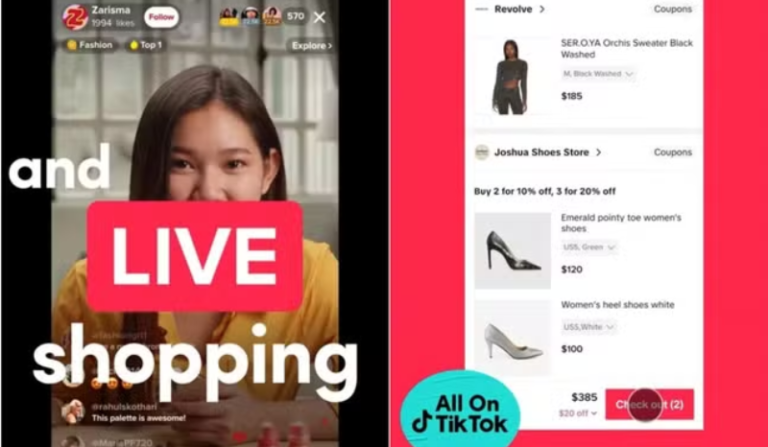 TikTok Shop chega ao Brasil e aposta em vídeos e lives para vender produtos